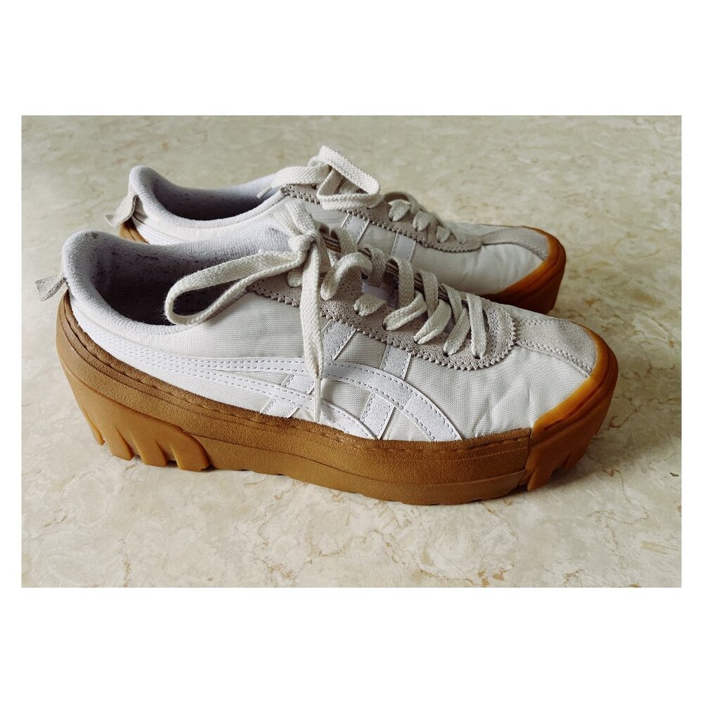 Onitsuka Tiger M 7.5/ W 9 Delegation Chunk Cream and White Gum Sole Sneaker